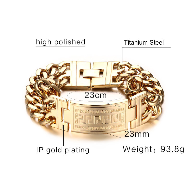 Icy & Bold Plated Bracelet