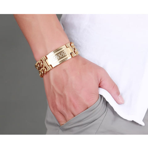Icy & Bold Plated Bracelet