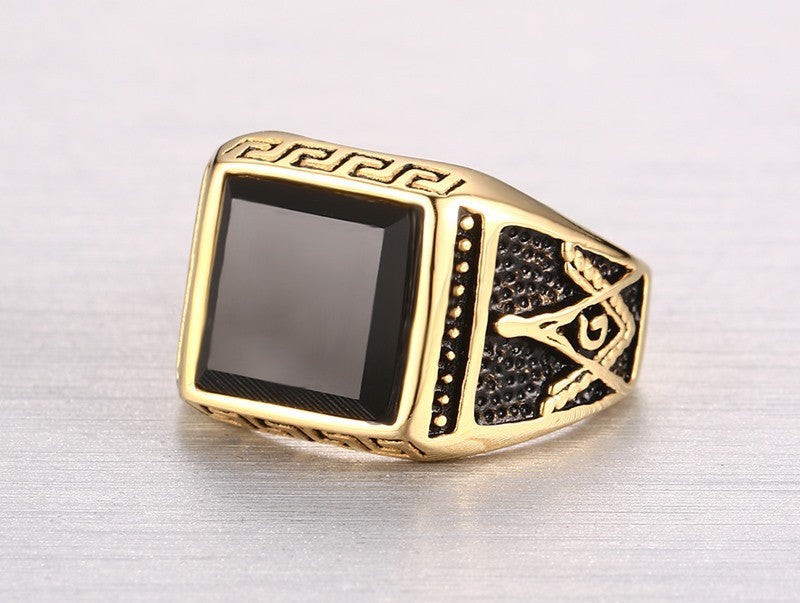 Elegant Stainless Steel Ring