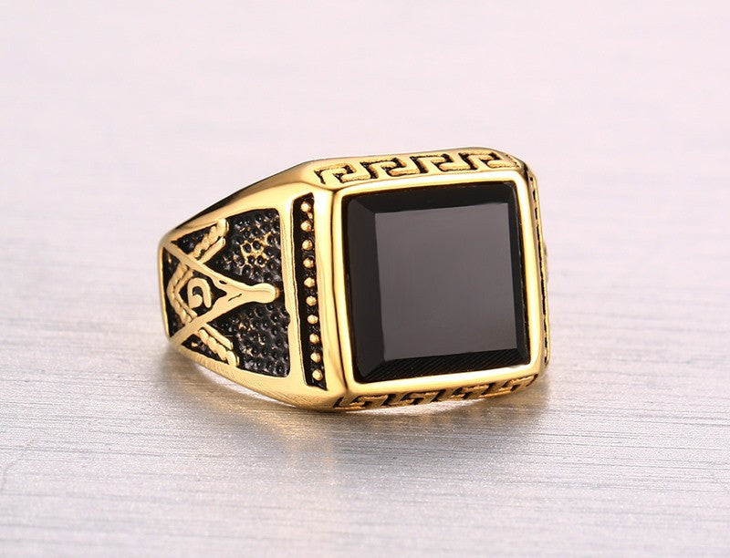 Elegant Stainless Steel Ring