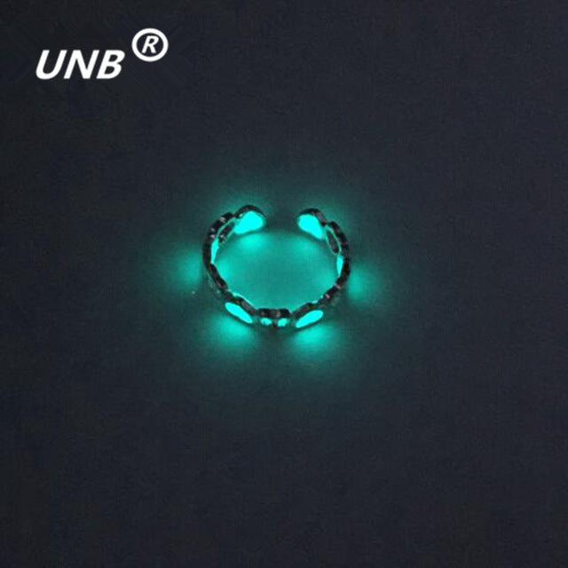 Unisex Fluorescent Luminous Ring